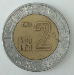 monedas de America - M�xico -  1994 N$ 2