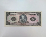 monedas de America - Ecuador -  1988 cinco sucres