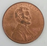 monedas de America - Estados Unidos -  2014 - one cent