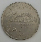 monedas de America - Estados Unidos -  2007 - quarter dollar