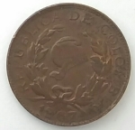 monedas de America - Colombia -  1967 - 1 centavo