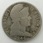 monedas de America - Colombia -  1946 - 5 centavos