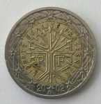 monedas de Europa - Francia -  2002 - 2 Euros