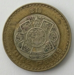 monedas de America - M�xico -  1998 - 10 pesos
