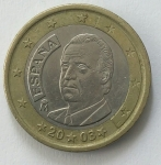 monedas de Europa - Espa�a -  2003 - 1 Euro