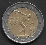 monedas de Europa - Grecia -  2 Euros JJ.OO 2004