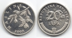 monedas de Europa - Croacia -  MASLINA