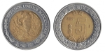monedas de America - M�xico -  5 pesos
