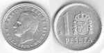 monedas de Europa - Espa�a -  1 Peseta