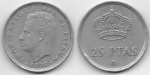 monedas de Europa - Espa�a -  25 pesetas