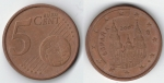 monedas de Europa - Espa�a -  5 cts Euro