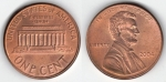 monedas de America - Estados Unidos -  ONE CENT