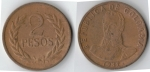 monedas de America - Colombia -  2 pesos