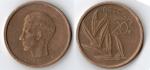monedas de Europa - B�lgica -  20 FRANCOS