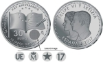 monedas de Europa - Espa�a -  Rey Felipe VI 2017