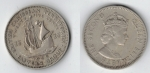 monedas de America - Estados del caribe oriental -  25 CTS CARIBE ORIENTAL
