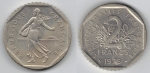 monedas de Europa - Francia -   2 Francos
