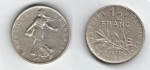 monedas de Europa - Francia -  1/2 FRANC