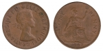 monedas de Europa - Reino Unido -  one penny