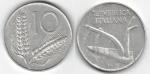 monedas de Europa - Italia -  10 LIRE