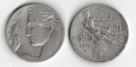 monedas de Europa - Italia -  20 centesimi