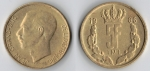 monedas de Europa - Luxemburgo -  5 francs