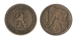 monedas de Europa - Checoslovaquia -  1 koruna