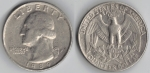 monedas de America - Estados Unidos -  Quarter Washington