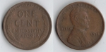 monedas de America - Estados Unidos -  1 cent