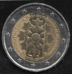 monedas de Europa - Francia -  2 euros 2018  Bleuet de France