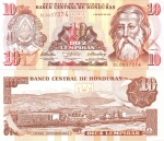 monedas de America - Honduras -  JOSÉ  TRINIDAD  CABAÑAS