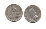 monedas de America - Honduras -  CINCUENTA  CENTAVOS  DE  LEMPIRA.  PRODUZCAMOS  MÁS  ALIMENTOS
