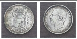 monedas de Europa - Espa�a -  EDAD CONTEMPORANEA: ALFONSO XII 1882