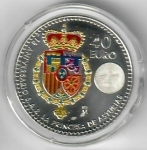 monedas de : Europa : Espa�a : 18 aniv. princesa Leonor